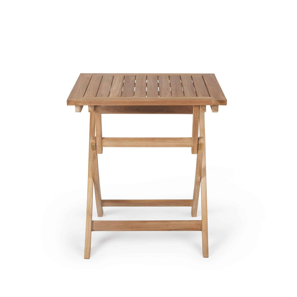 Square Teak Folding Table