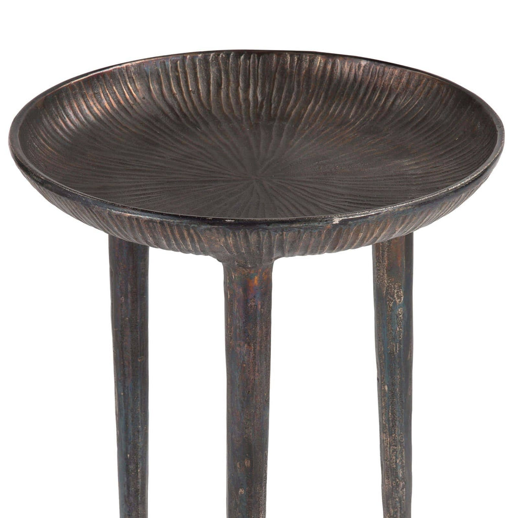 Cruz Table - Blackened Zinc