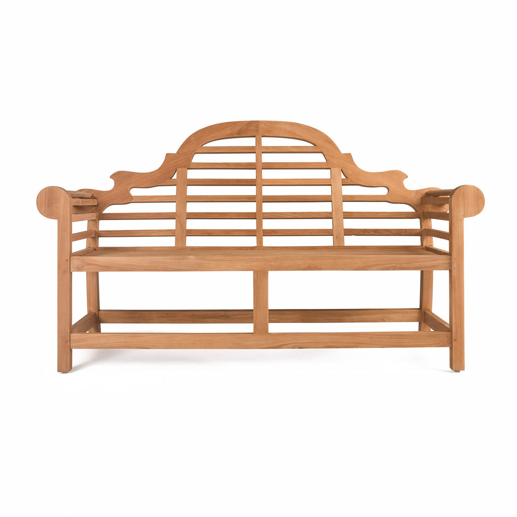 Lutyens Outdoor Bench in Teak (2 Seat)