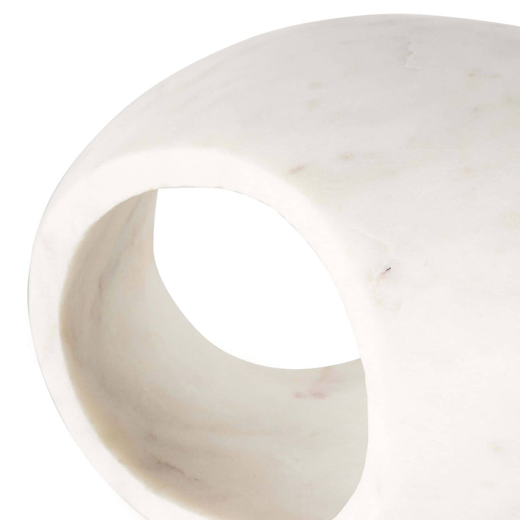 Bruno Marble Sculpture Small - White