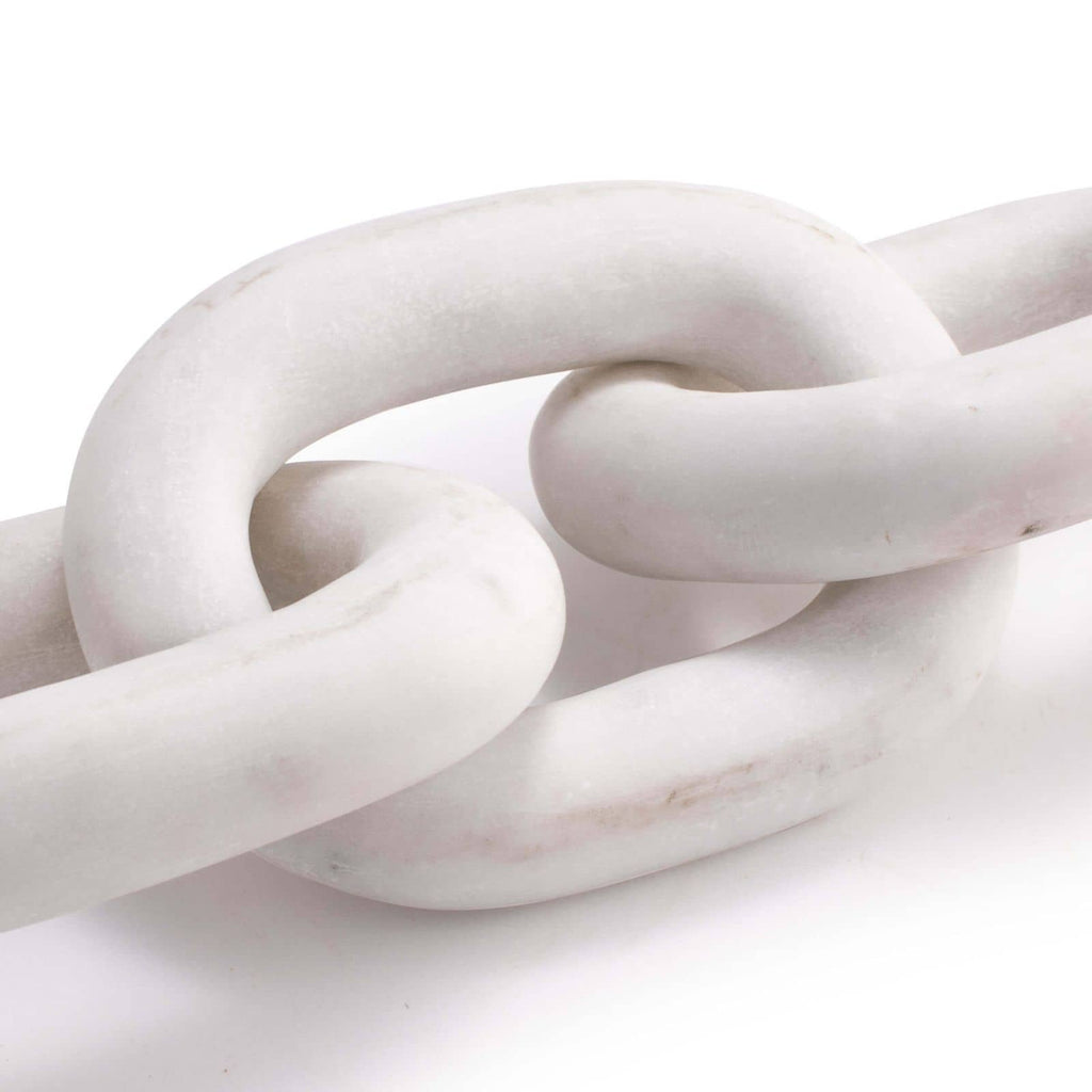 Atlas Marble Chain - White