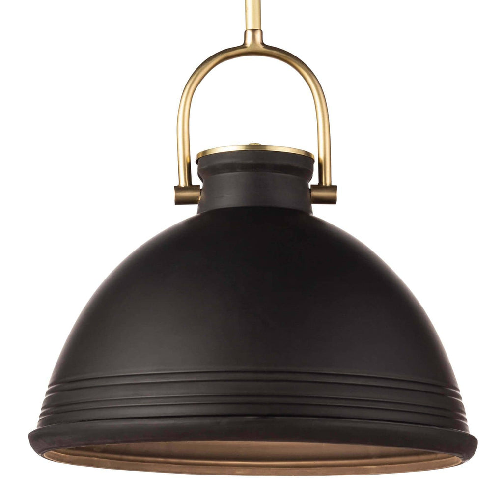 Eloise Ceramic Pendant - Black