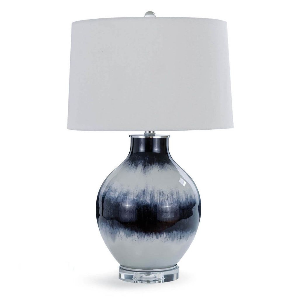 Indigo Glass Table Lamp