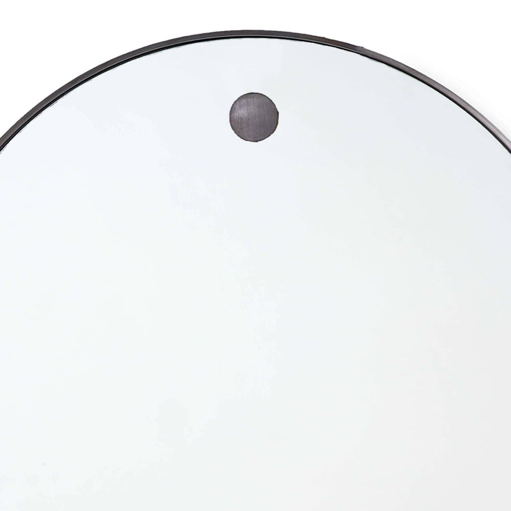 Hanging Circular Mirror - Steel