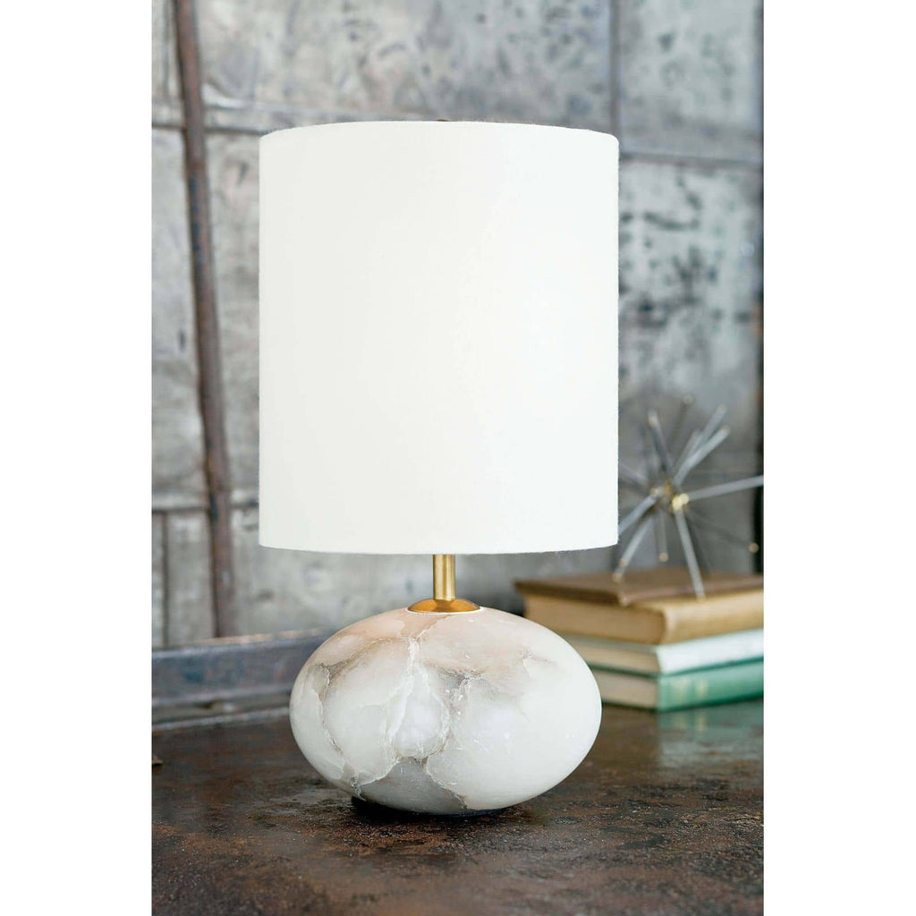 Alabaster Mini Orb Lamp