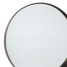 Gunner Mirror Round - Steel