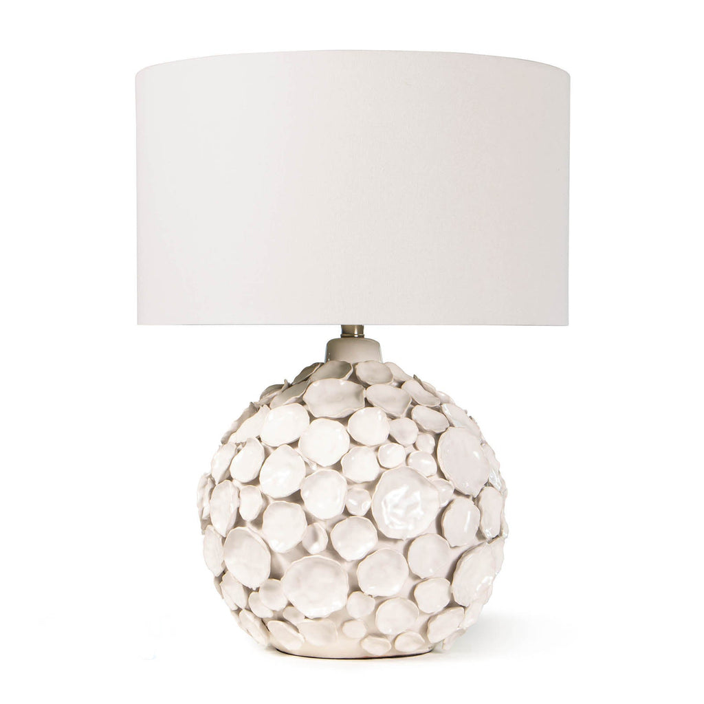 Lucia Ceramic Table Lamp - White