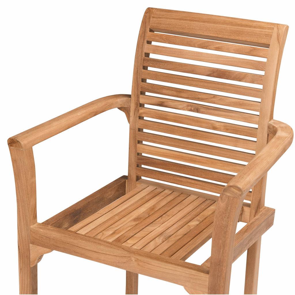 Treviso Stacking Teak Dining Chair