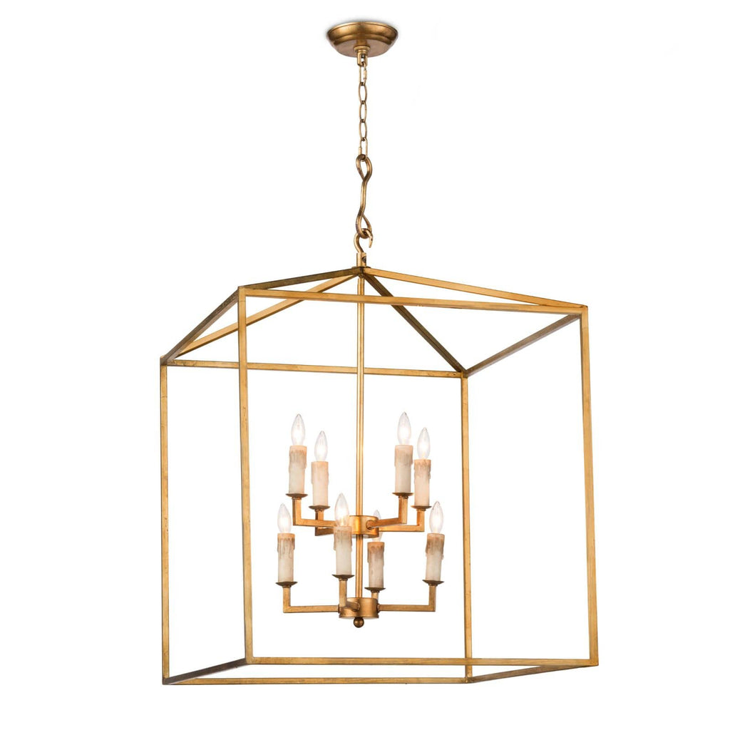 Cape Lantern - Antique Gold Leaf