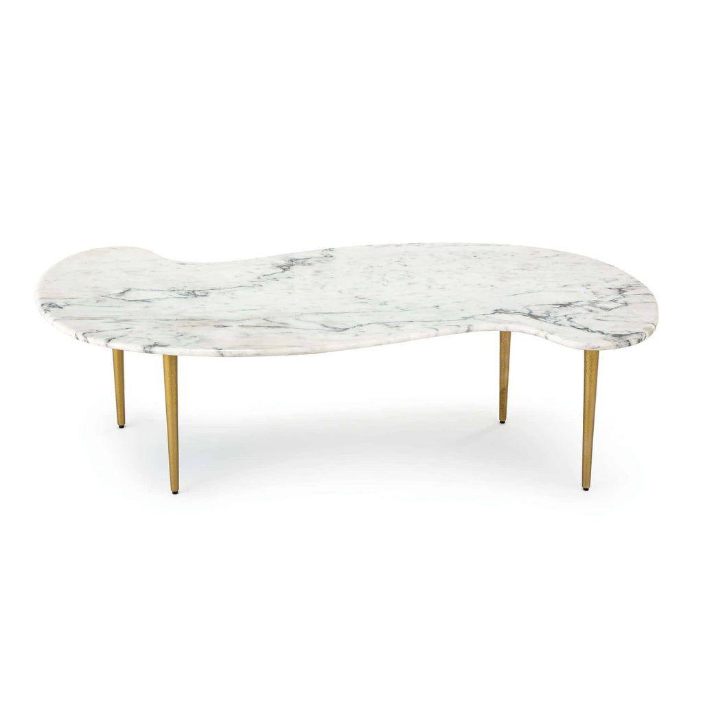 Jagger Marble Cocktail Table - White