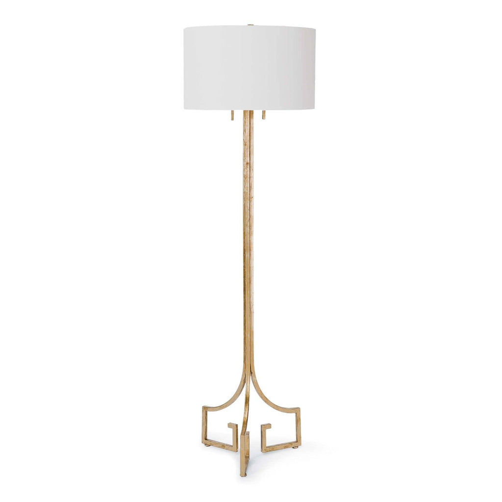 Le Chic Floor Lamp - Antique Gold Leaf