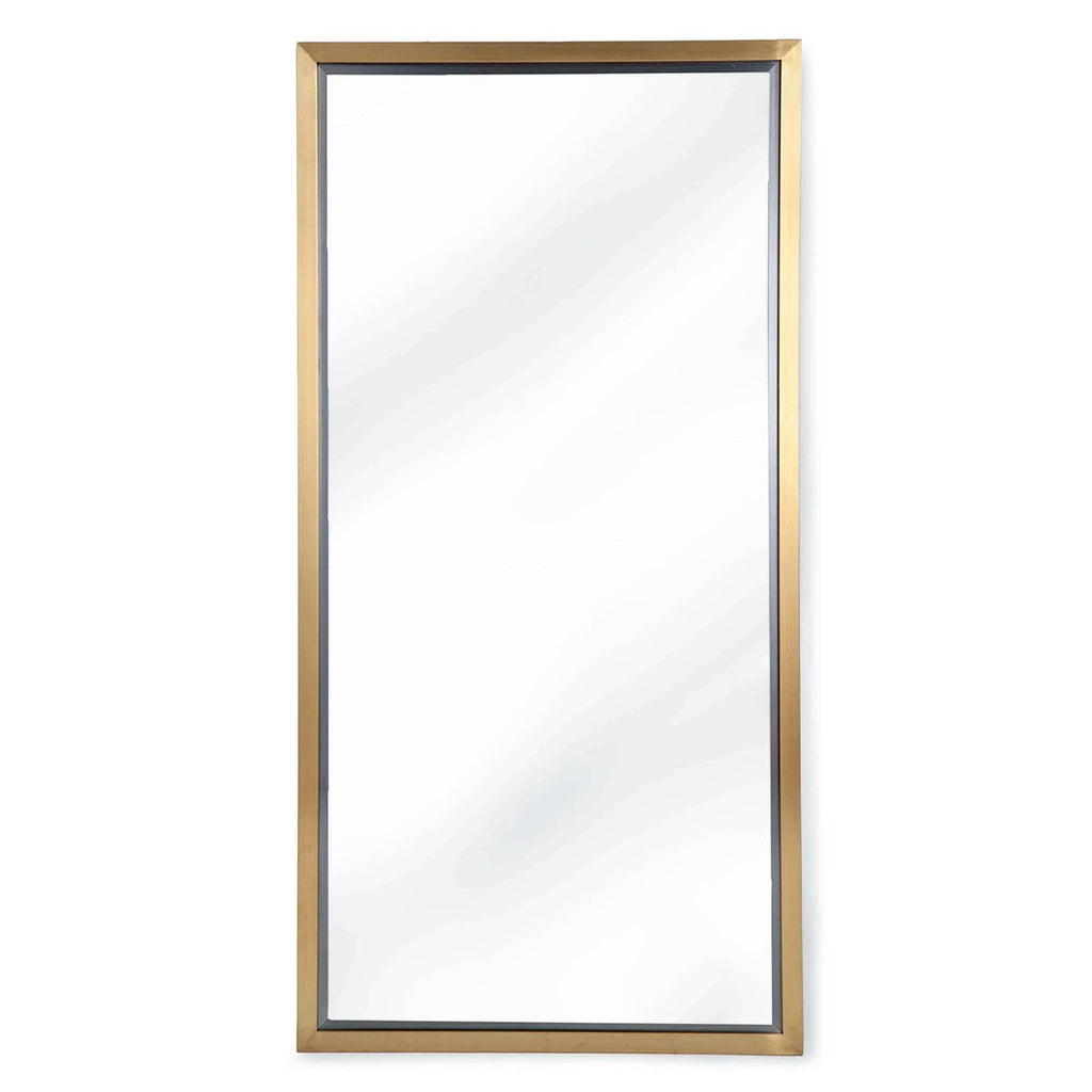 Rectangle Mirror - Natural Brass