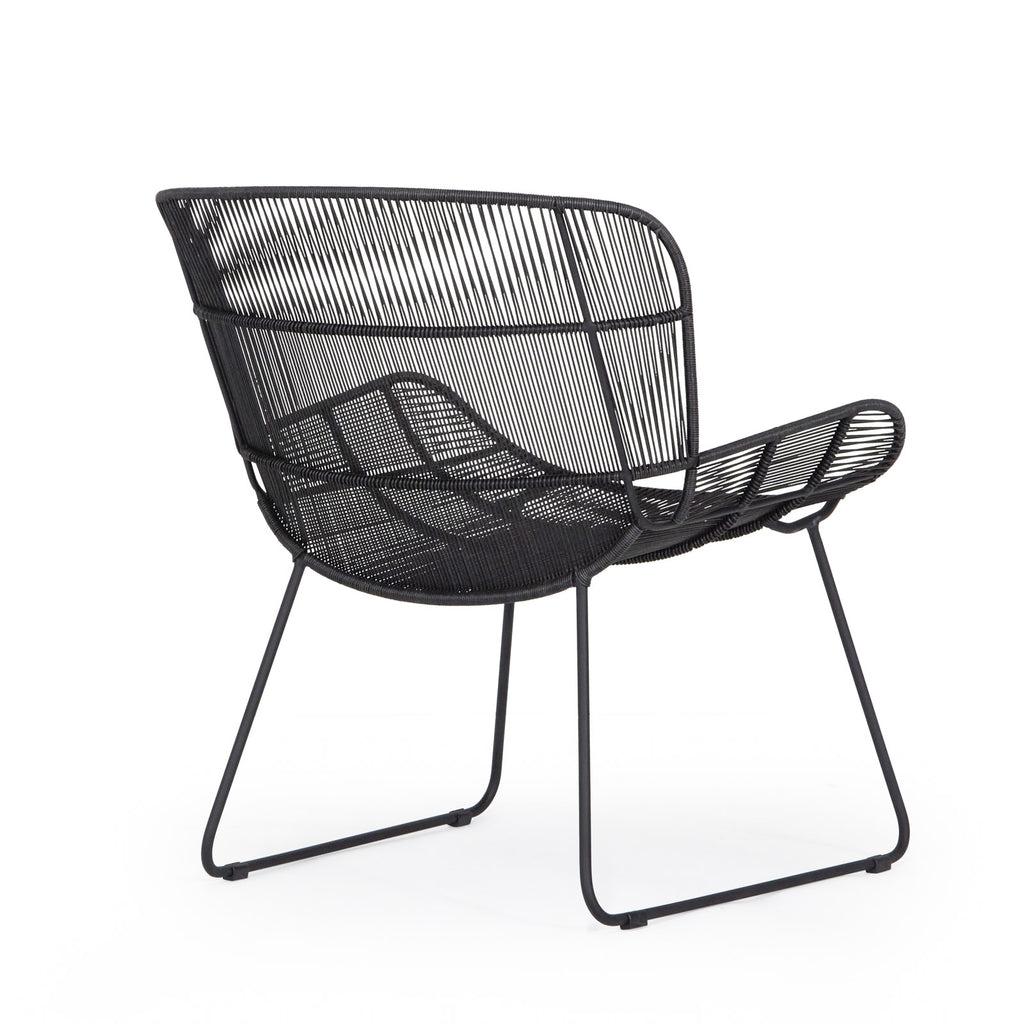 Nairobi Woven Relaxing Chair (Black)