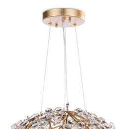 Cheshire Chandelier Small - Gold Leaf