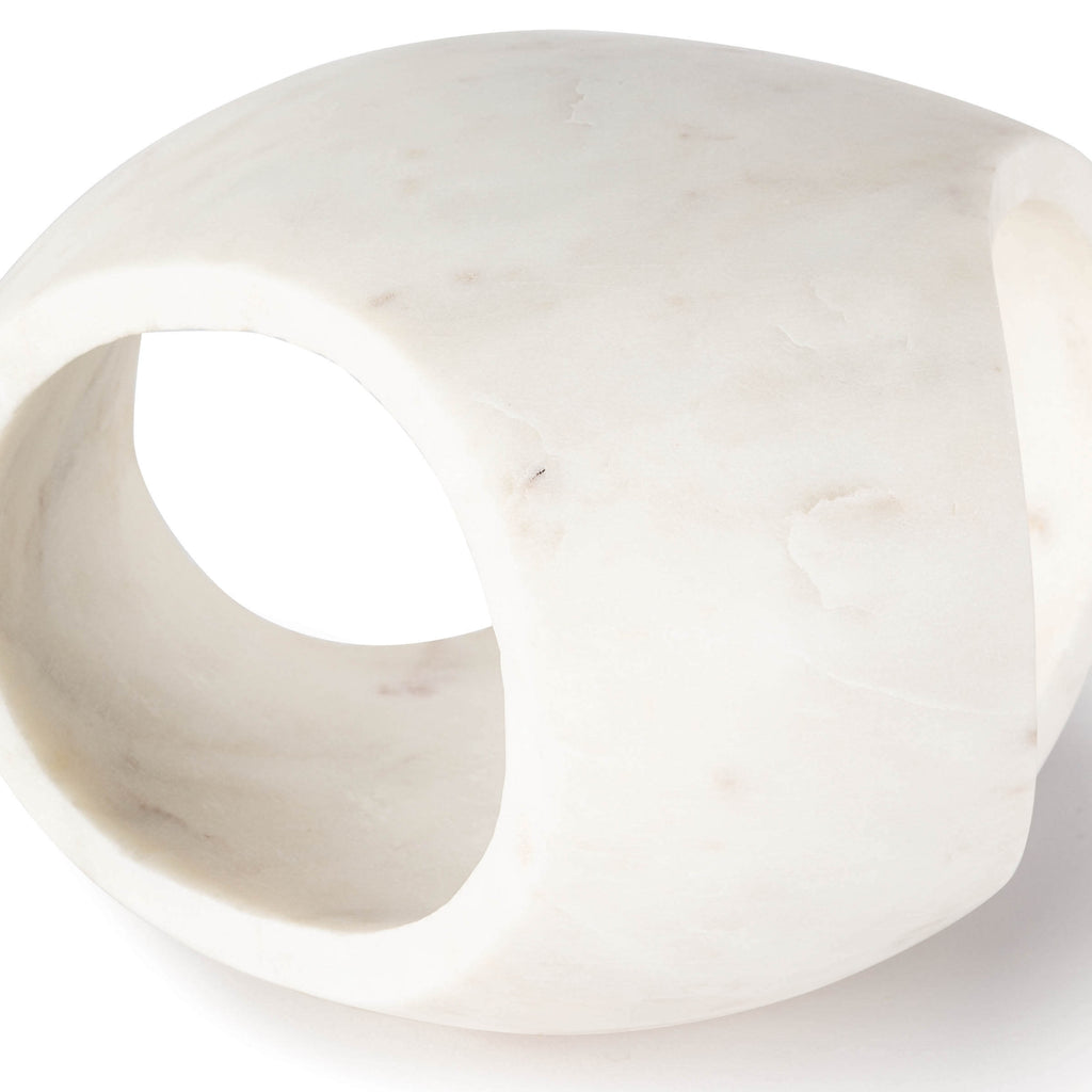 Bruno Marble Sculpture Small - White