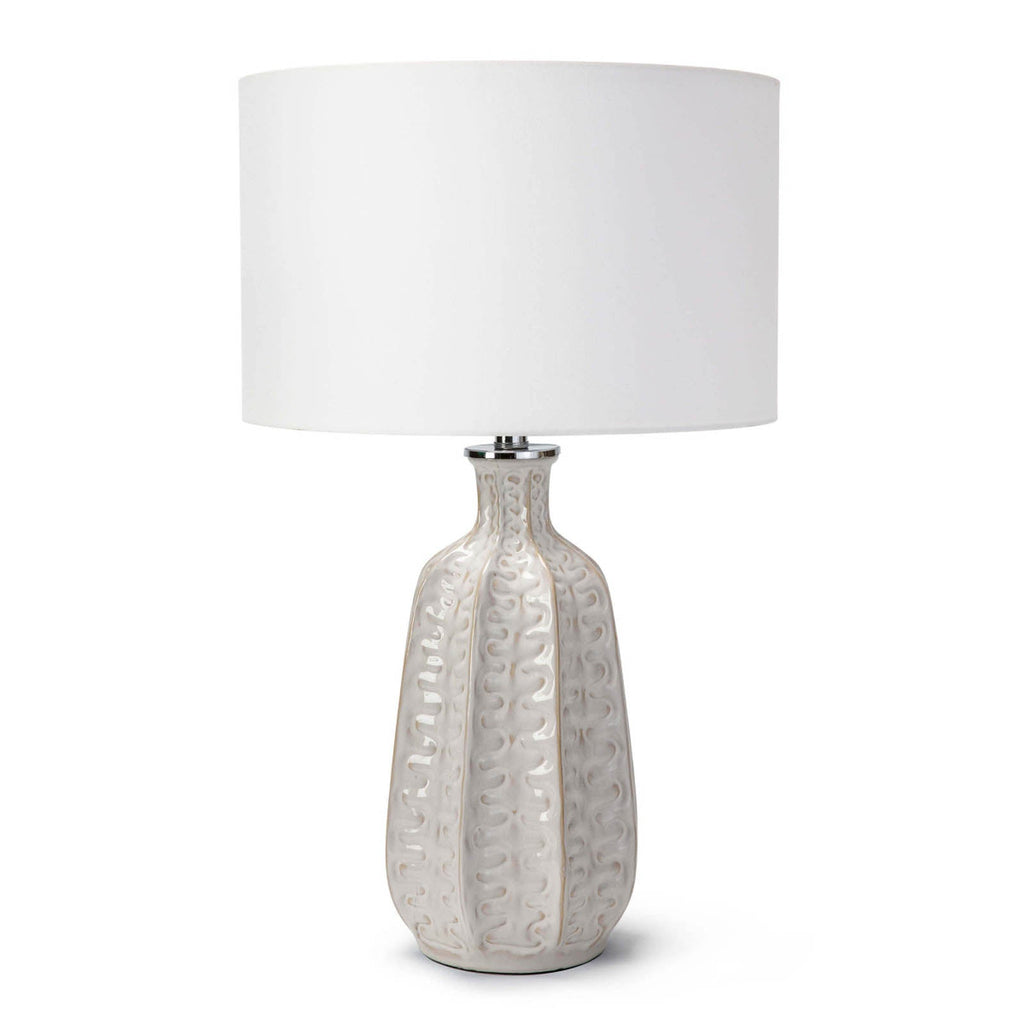 Antigua Ceramic Table Lamp - Ivory