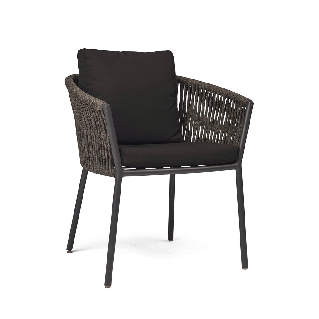 Washington Rope Outdoor Dining Chair (Espresso)