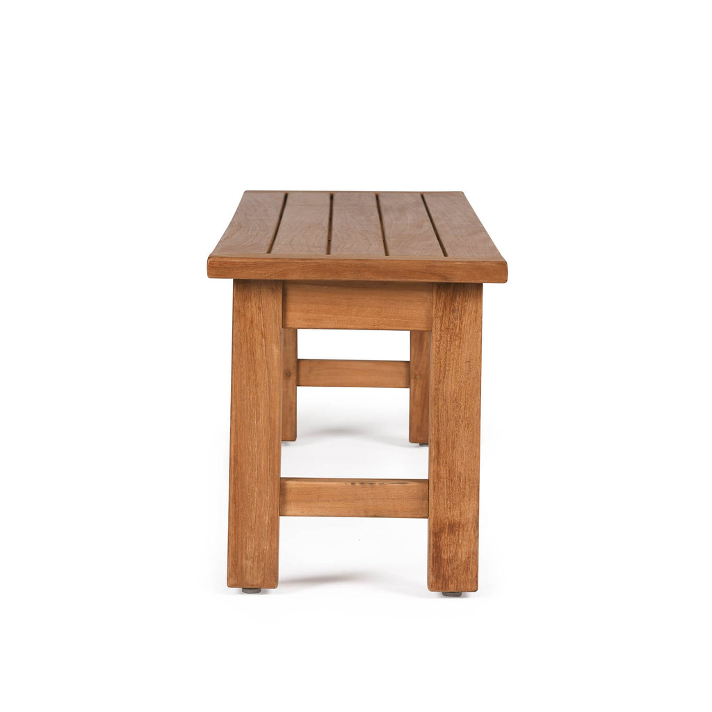 Hampton Teak Backless Outdoor Bench