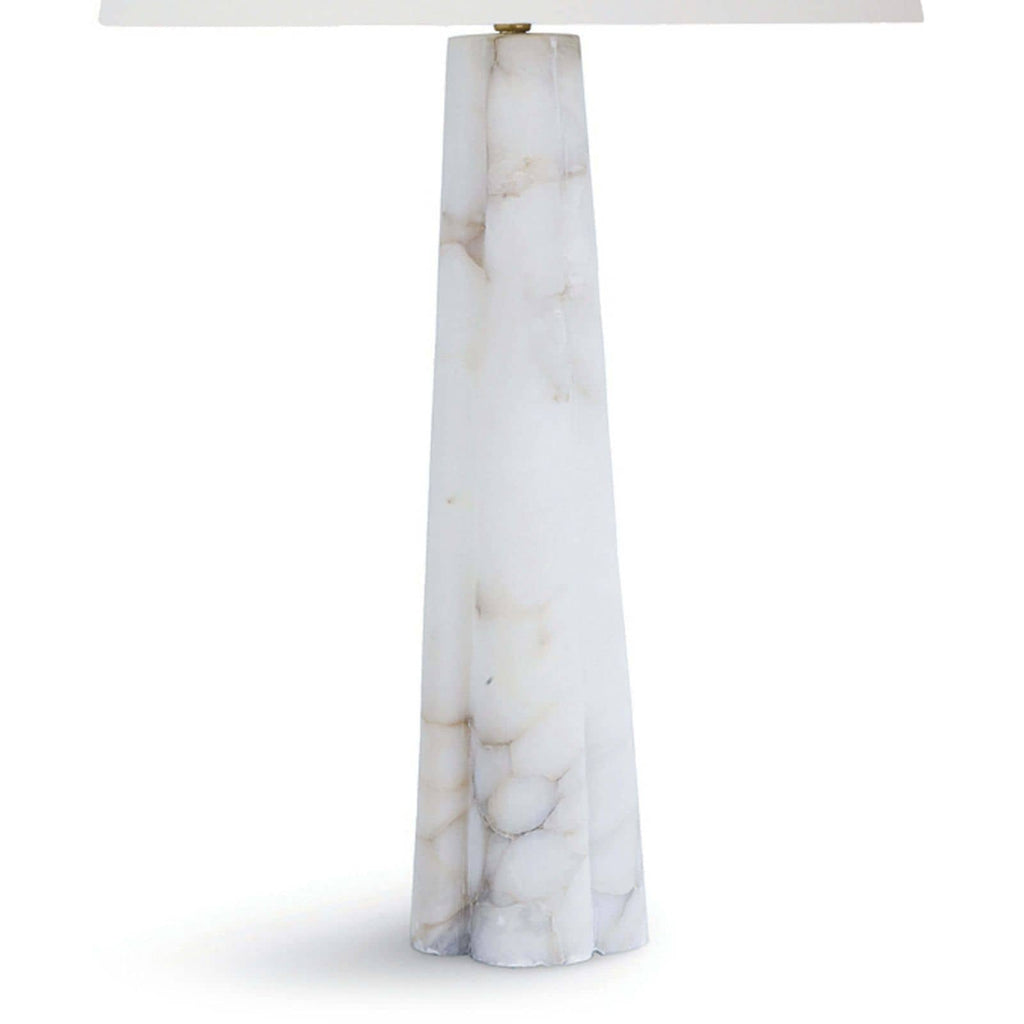 Quatrefoil Alabaster Table Lamp Large