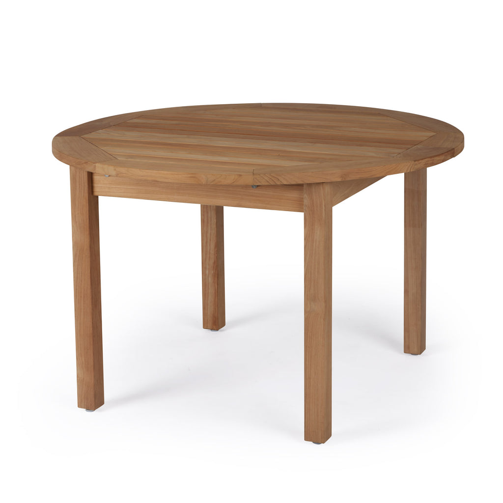 Nova Round Teak Extension Outdoor Dining Table