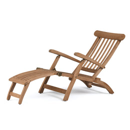 Normal Teak Steamer Chair (with Cushion)