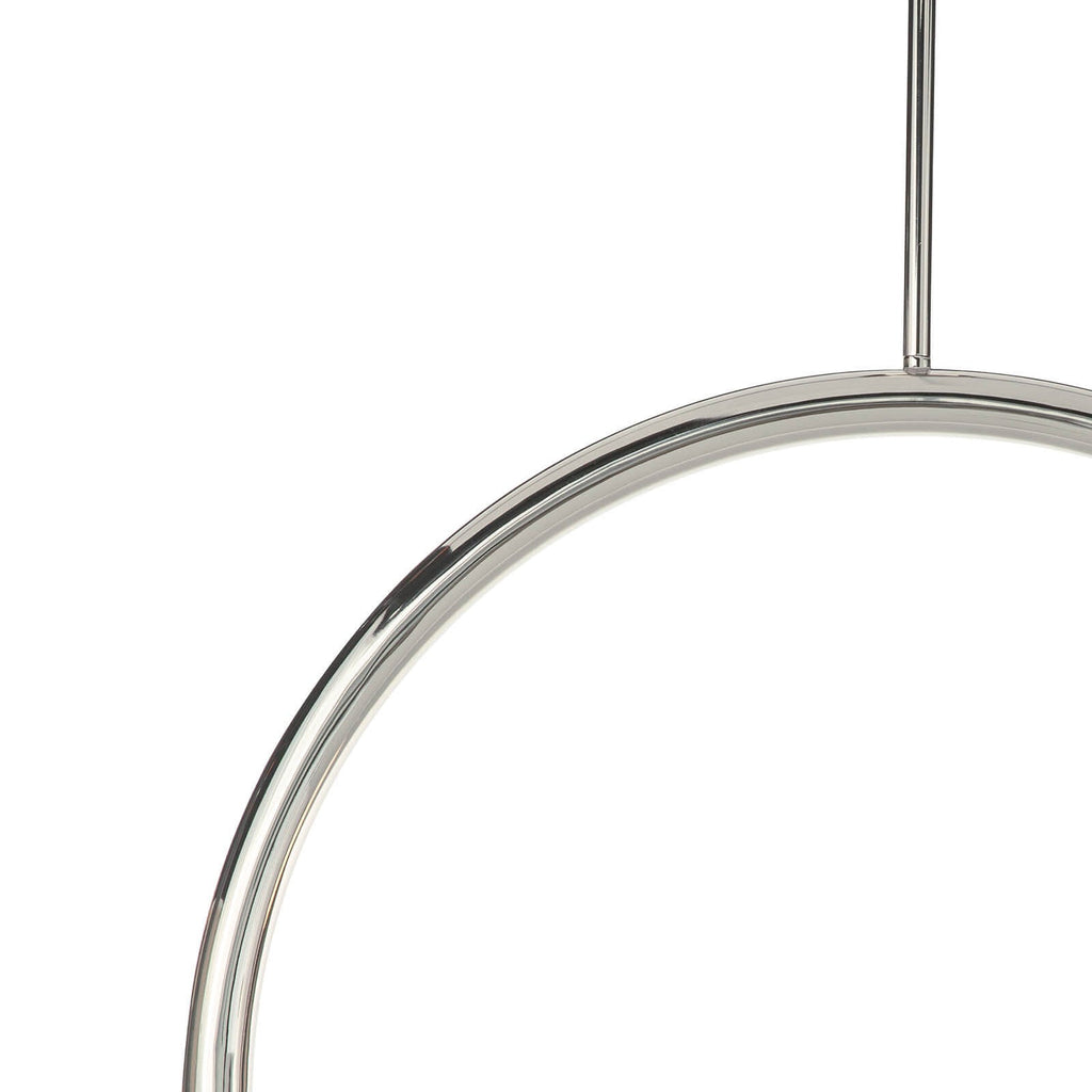 Happy Pendant Large - Polished Nickel