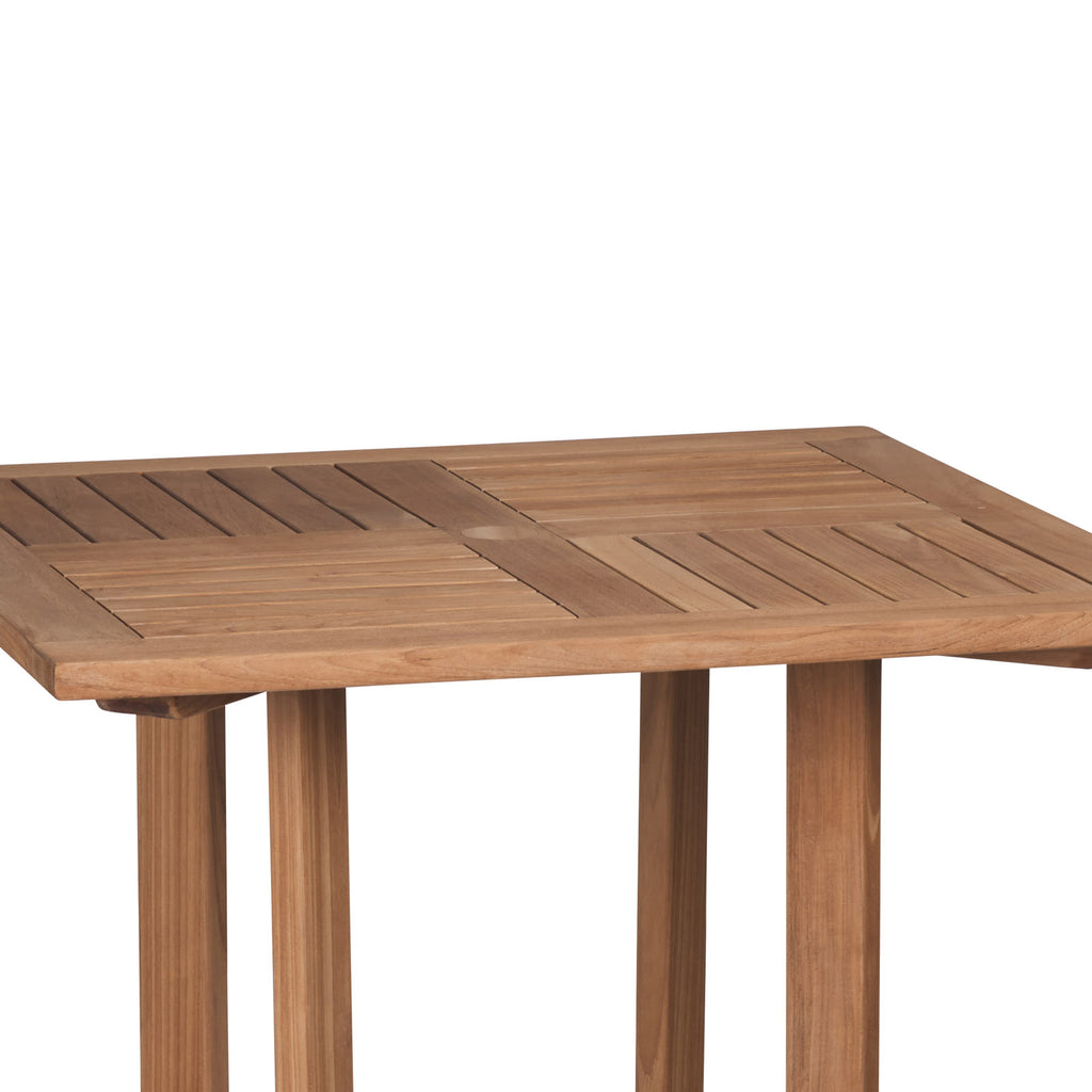 Square Teak Outdoor Bar Table