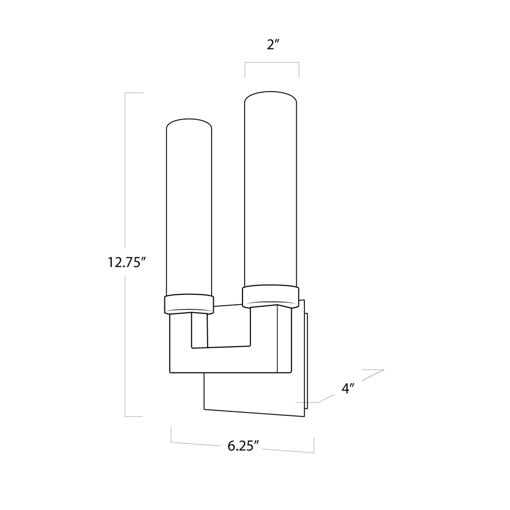 Montecito Outdoor Sconce Double