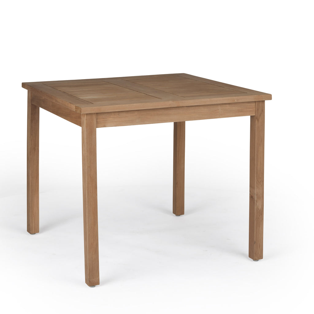 Bistro Style Square Teak Table