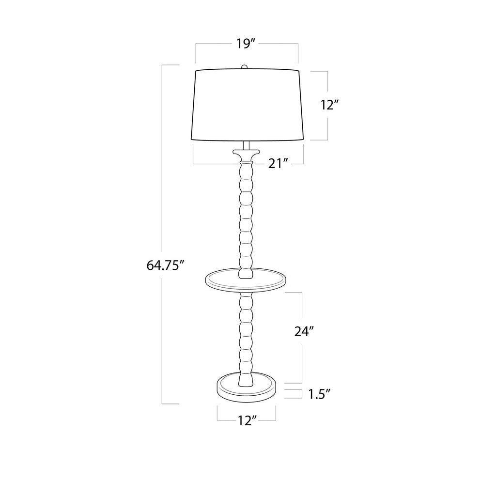 Perennial Floor Lamp - Ebony