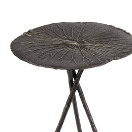 Lotus Table Large - Set of 2 Dark Nickel