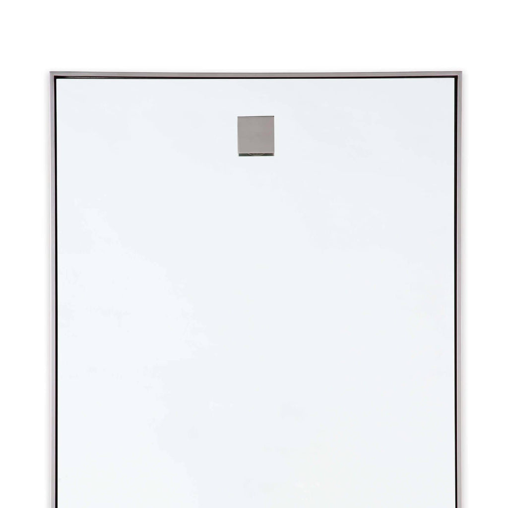 Hanging Rectangle Mirror - Polished Nickel