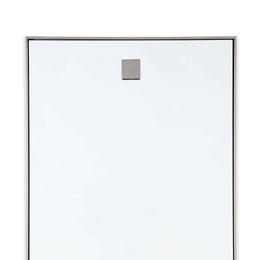 Hanging Rectangle Mirror - Polished Nickel