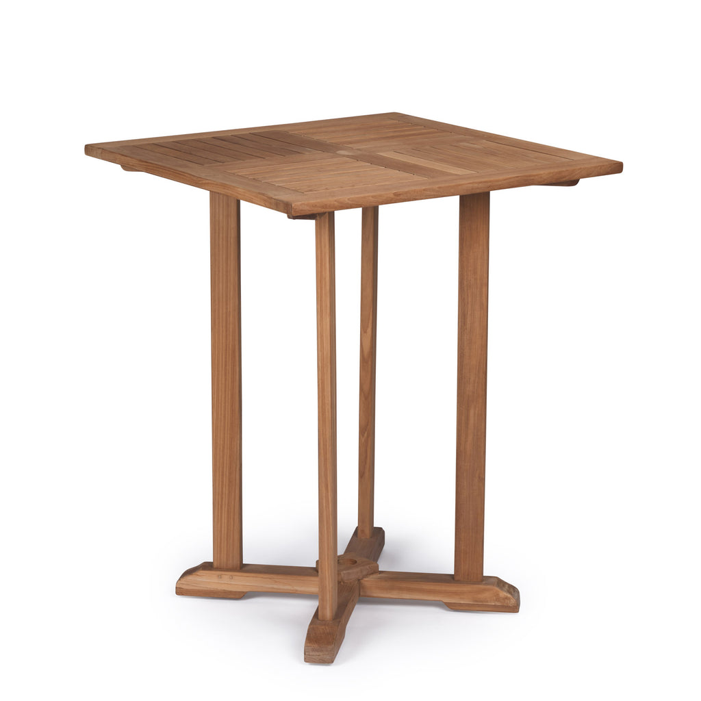 Square Teak Outdoor Bar Table