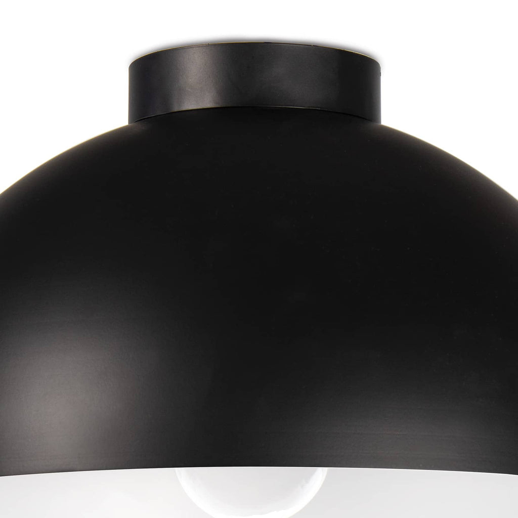 Peridot Outdoor Flush Mount Small - Black