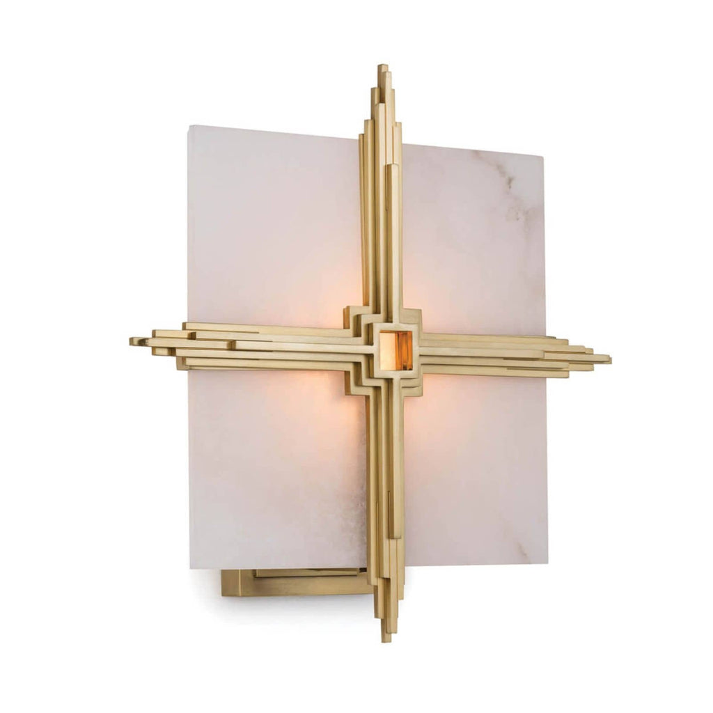 Gotham Sconce - Natural Brass