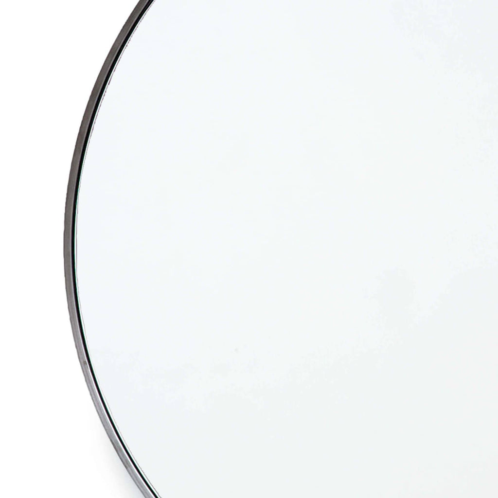 Hanging Circular Mirror - Steel