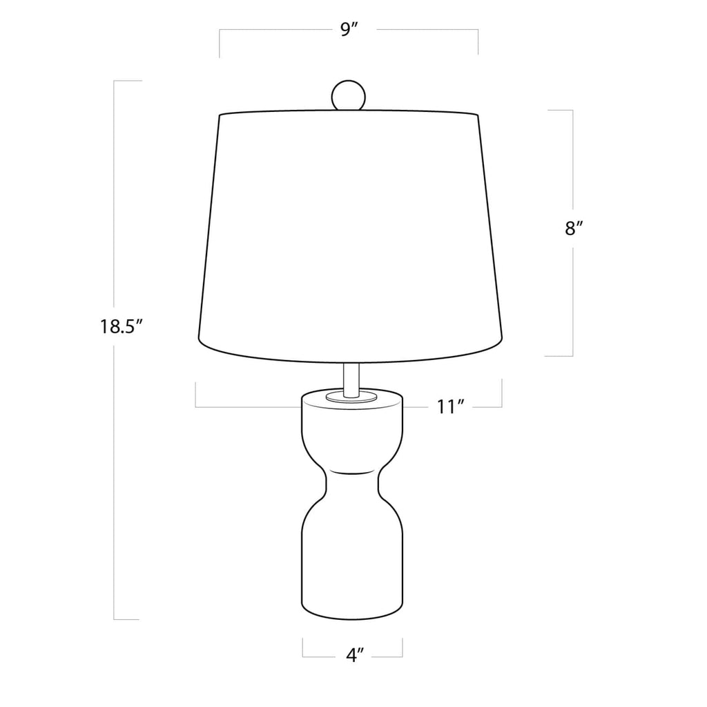 Joan Crystal Table Lamp Small