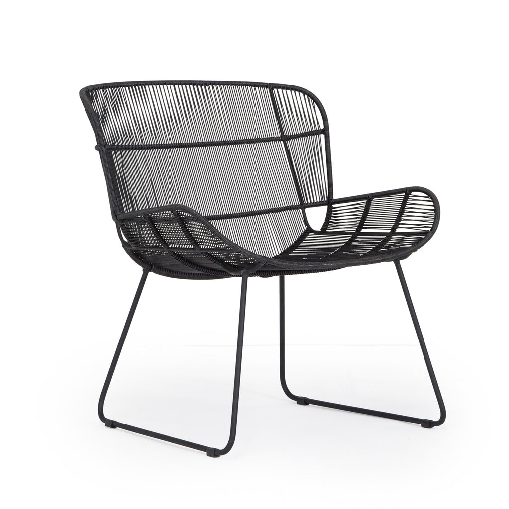 Nairobi Woven Relaxing Chair (Black)