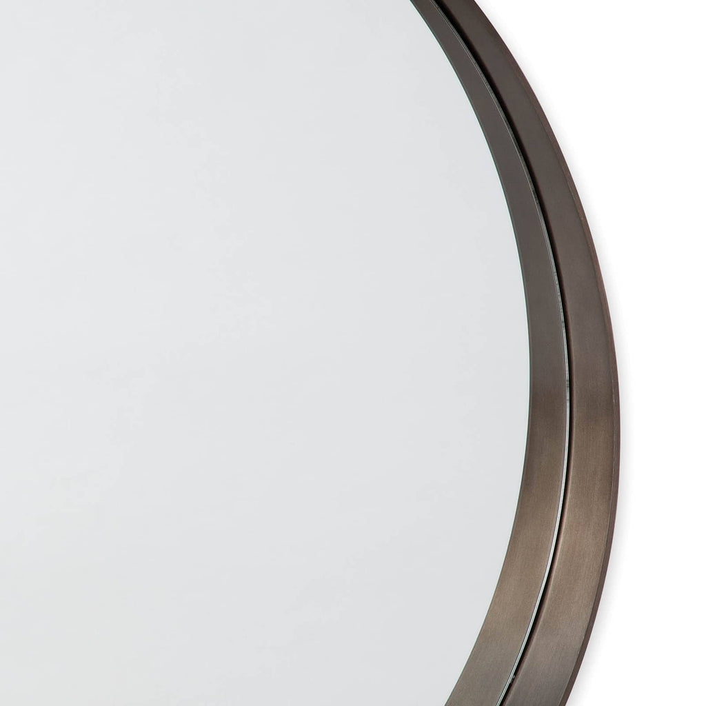 Gunner Mirror Round - Steel