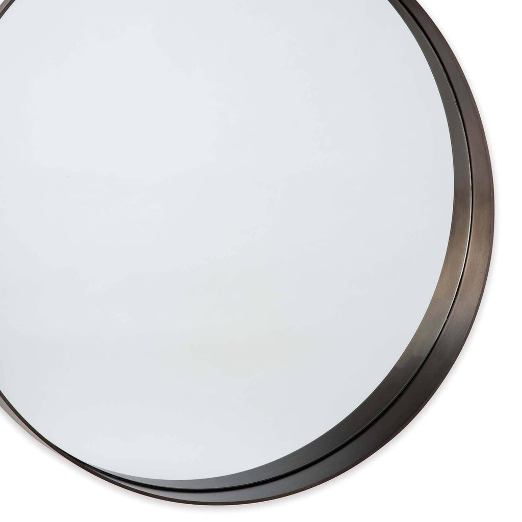 Gunner Mirror Round - Steel