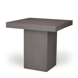 Raw Concrete Counter Height Table