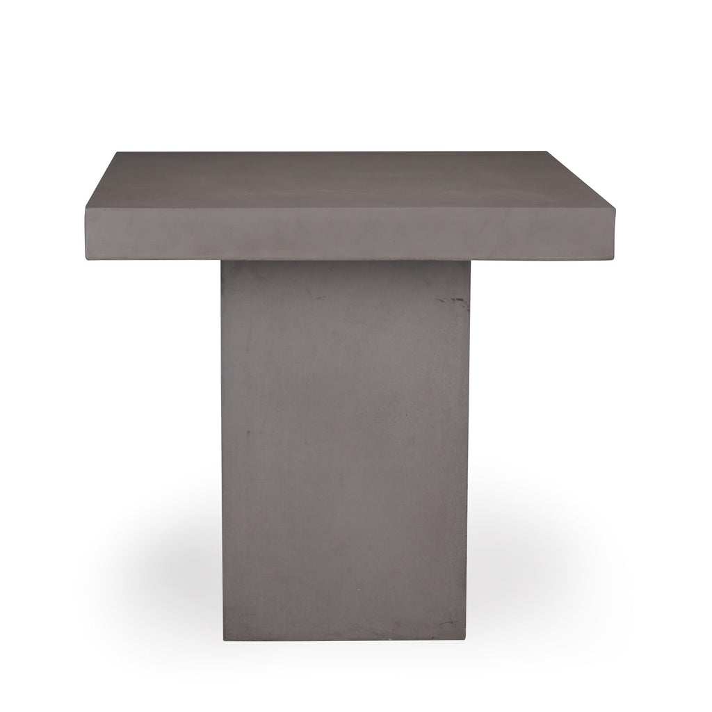 Raw Concrete Counter Height Table