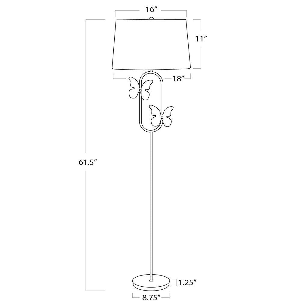 Monarch Oval Floor Lamp