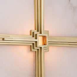 Gotham Sconce - Natural Brass