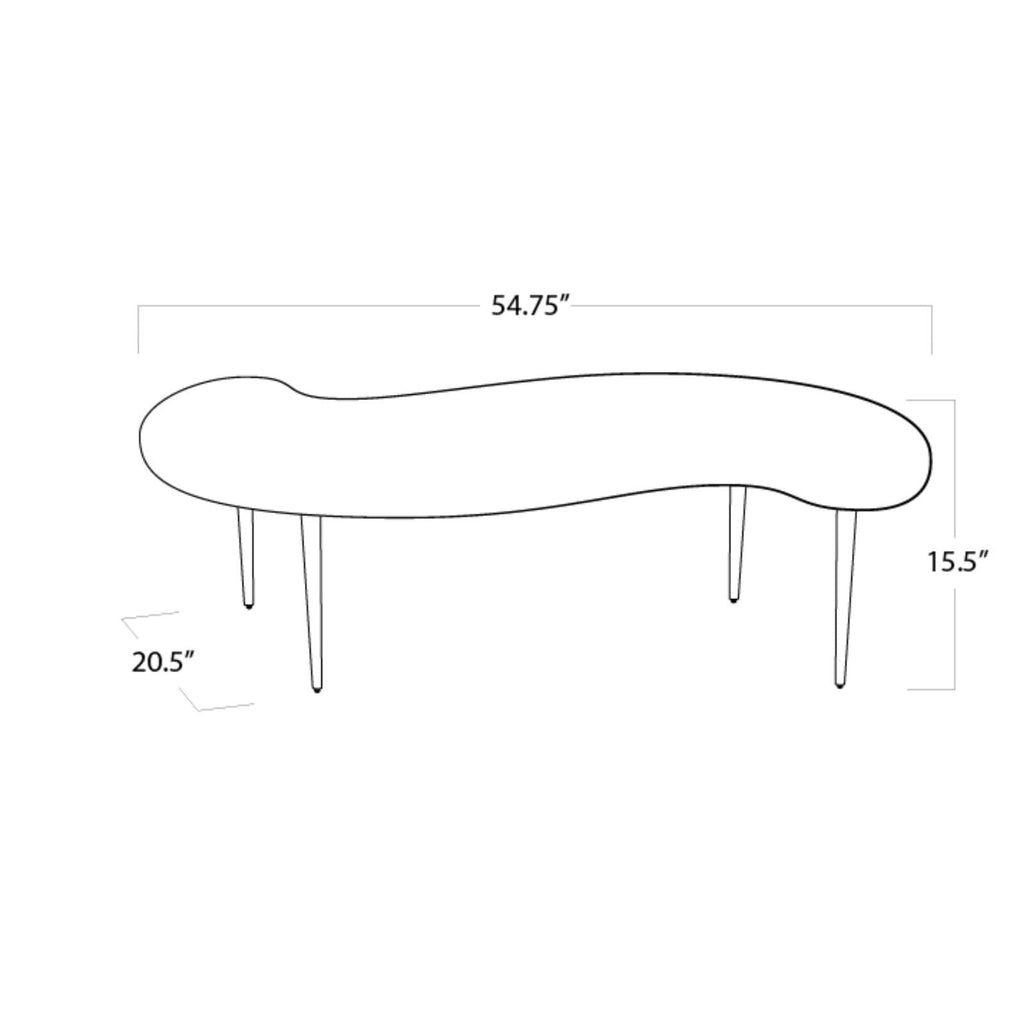 Jagger Marble Cocktail Table - White