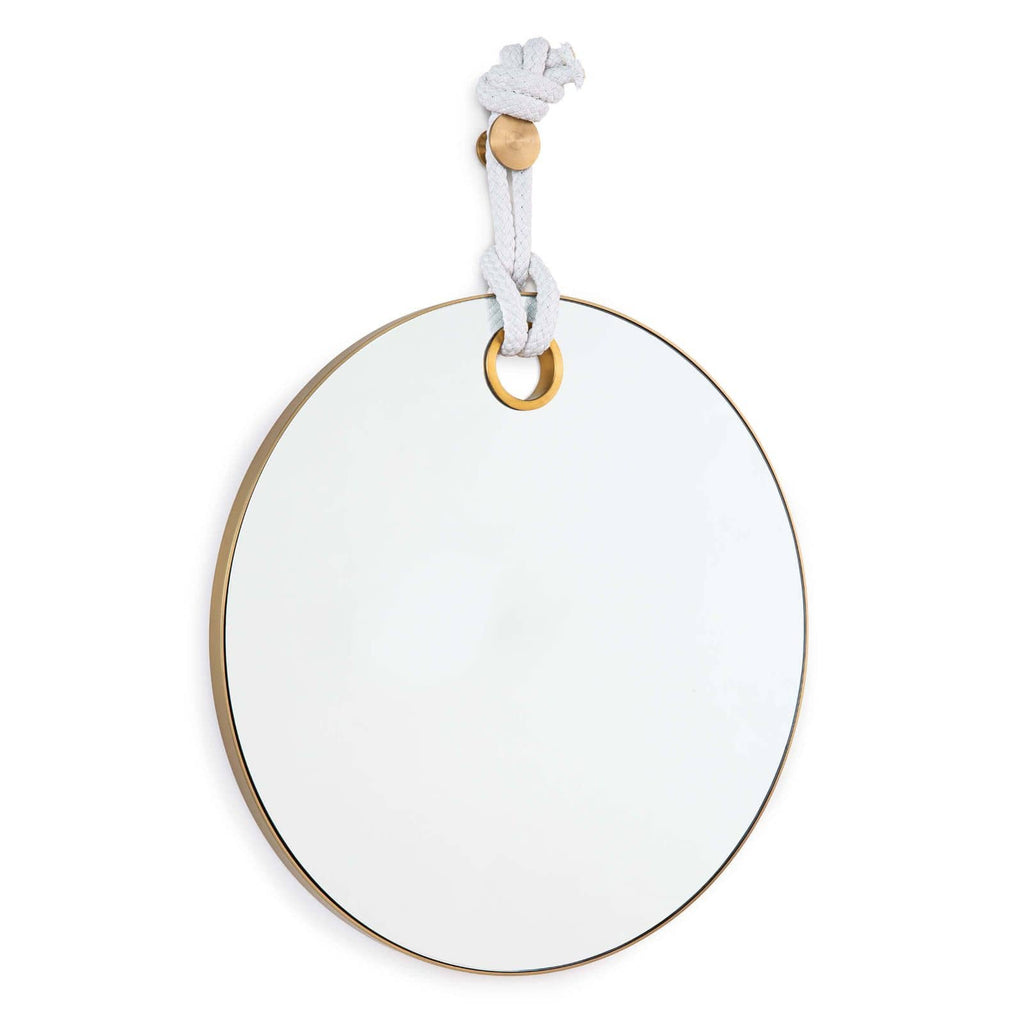 Porter Mirror - Natural Brass