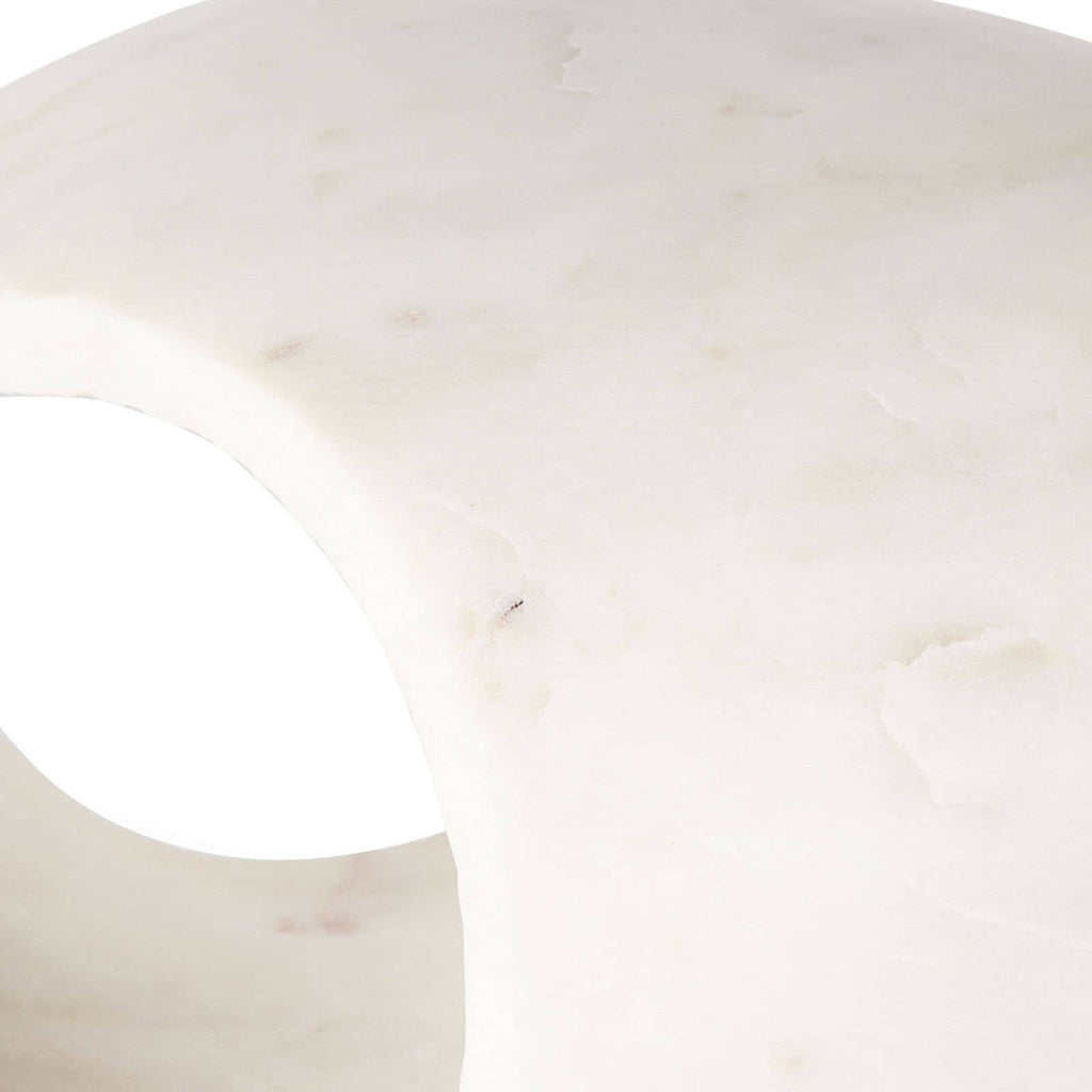 Bruno Marble Sculpture Small - White