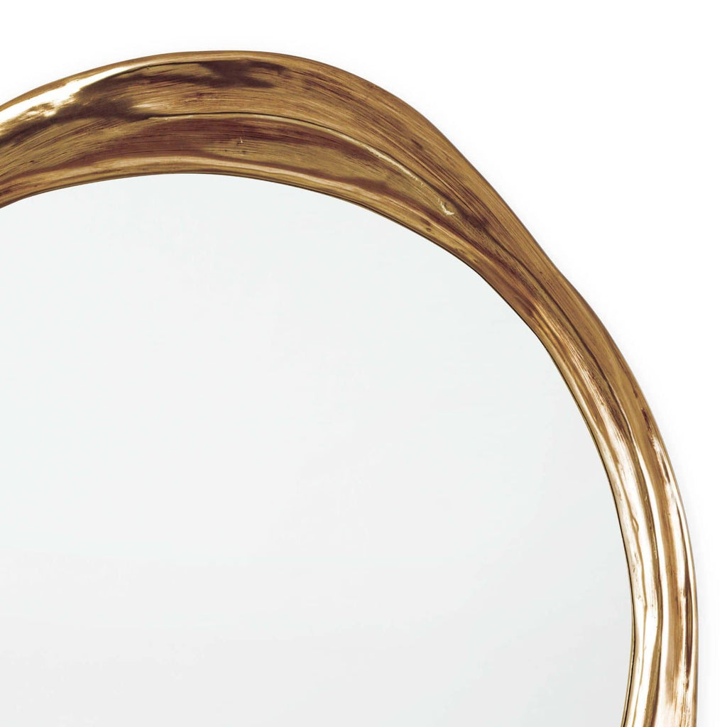 Ibiza Mirror - Antique Gold