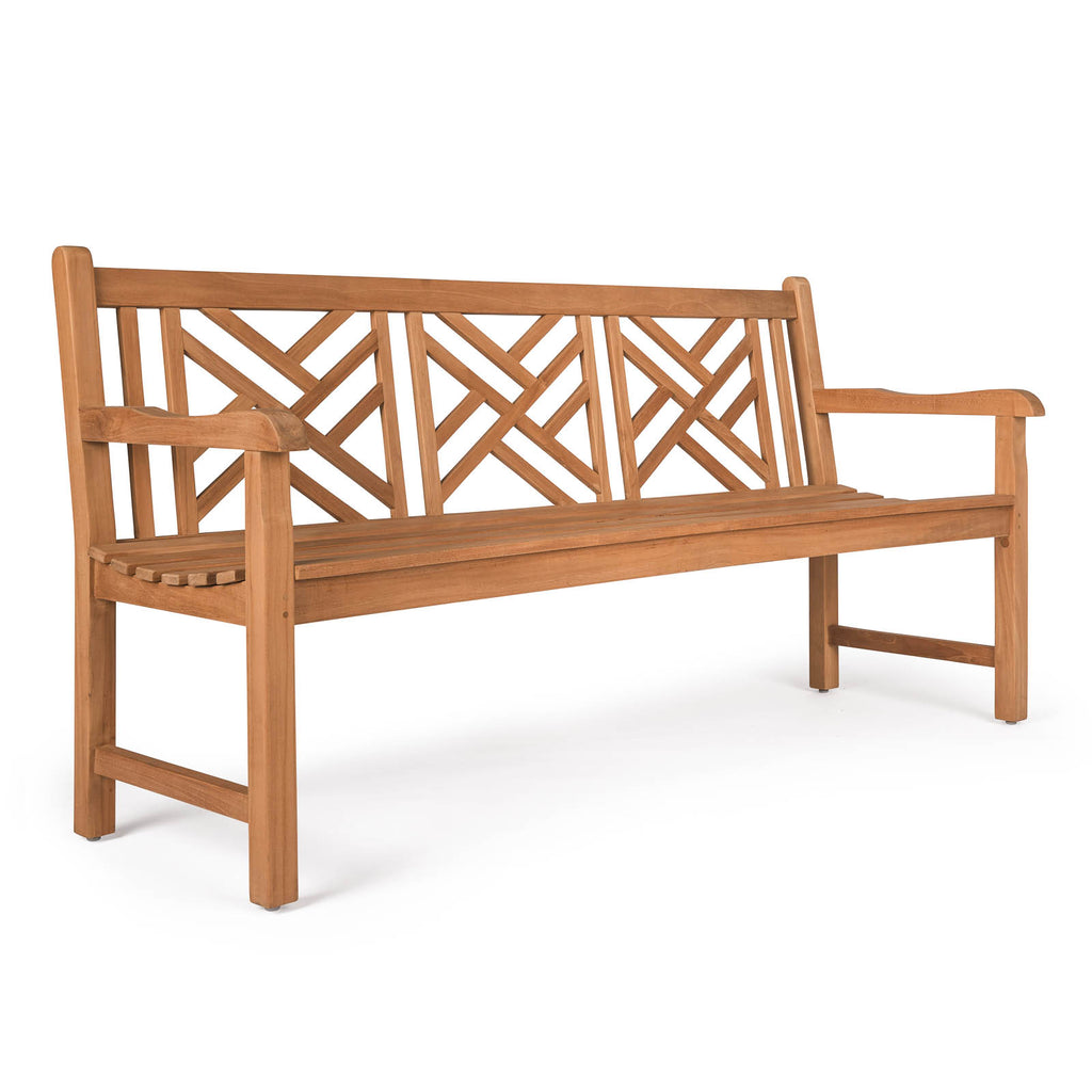 Elizabeth Teak 3-Seater Outdoor Bench